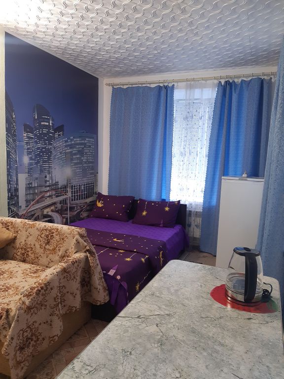 Апартаменты Студия с с\у, душ. кабиной  и кухонной зоной в номере