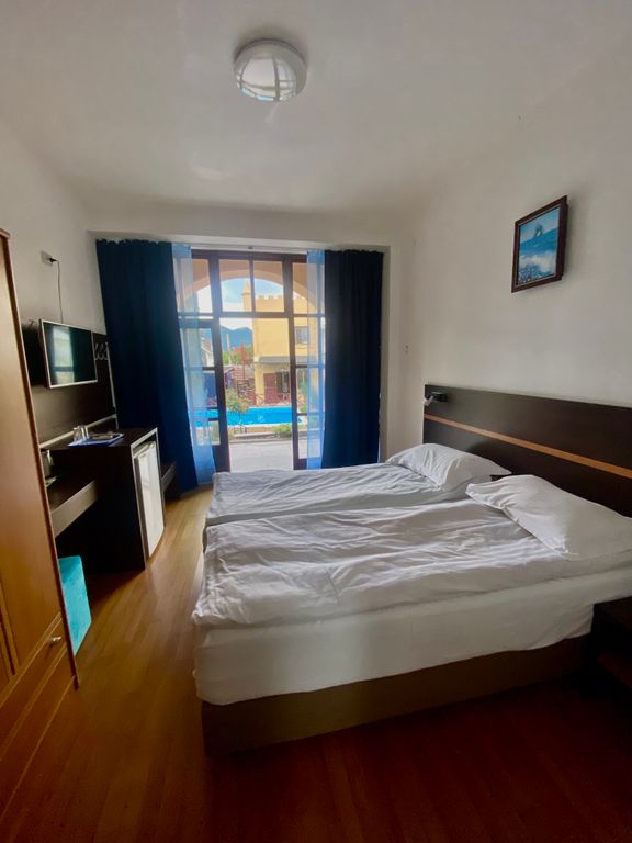 Двухместный номер с 2 отдельными кроватями стандарт с видом на горы