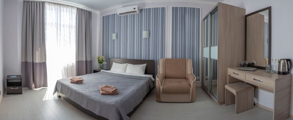 Двухместный номер с 1 кроватью с дополнительным местом с видом на море