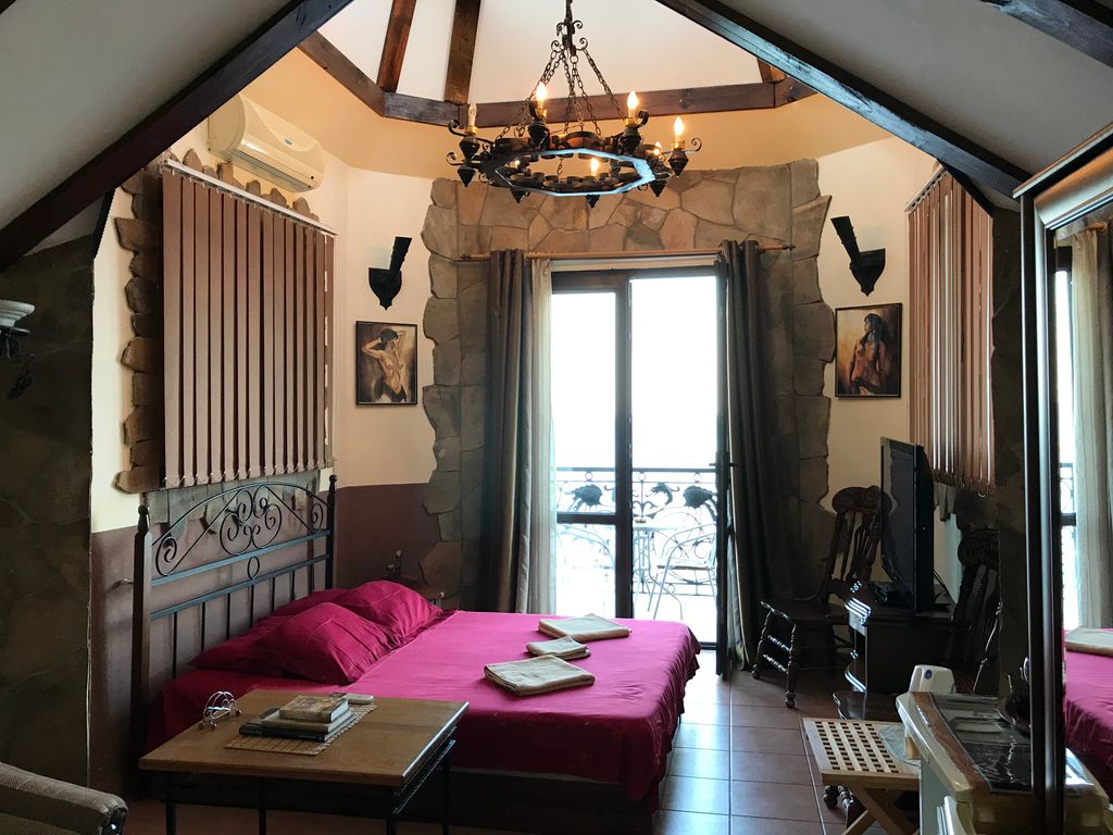 Двухместный номер с 1 кроватью люкс с видом на море