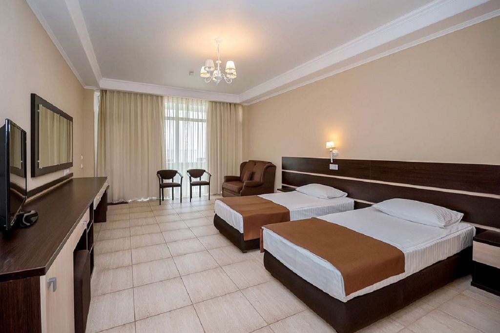 Двухместный номер с 1 кроватью стандарт с видом на горы