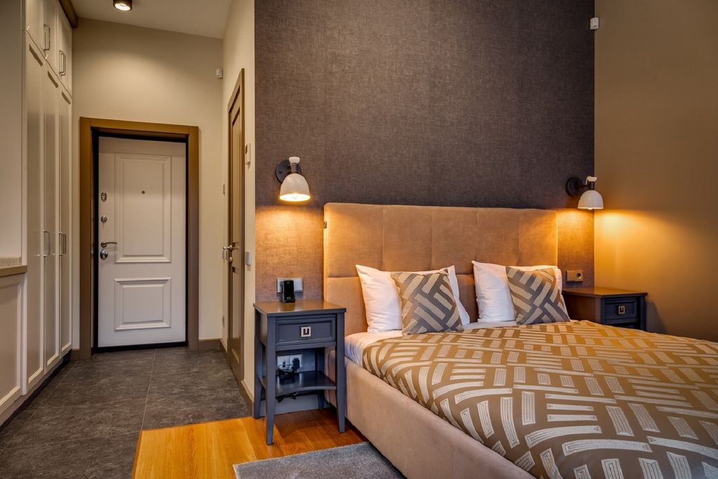 Апартаменты студия с видом на горы