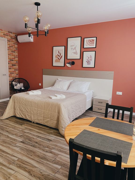 Двухместный номер с 1 кроватью улучшенный лофт