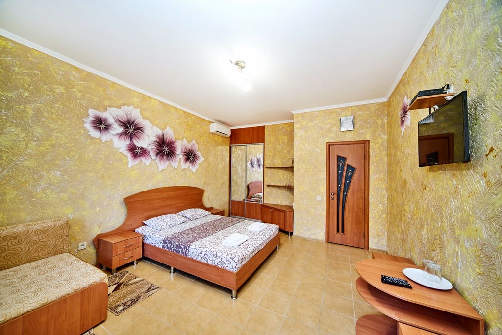 Апартаменты с одной двуспальной кроватью