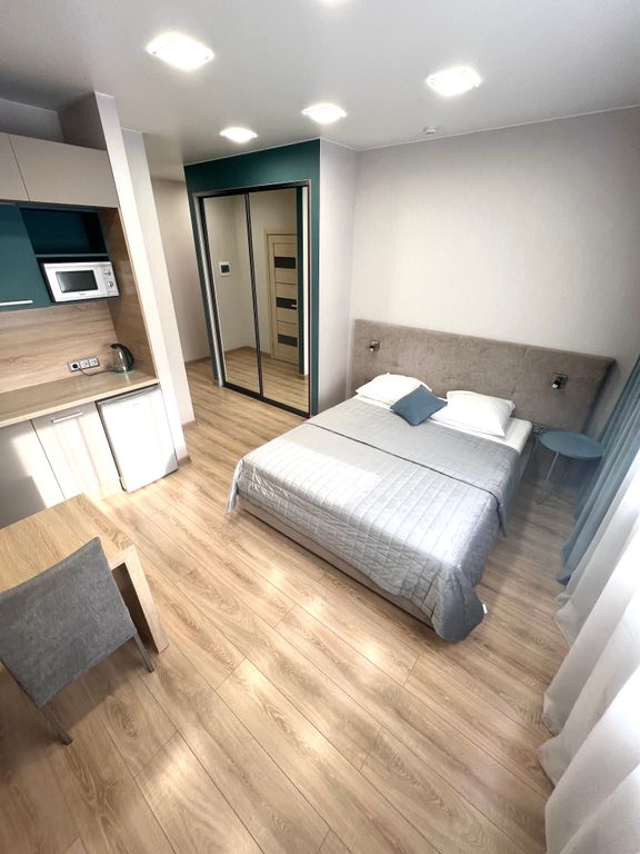 Апартаменты студия с видом на город