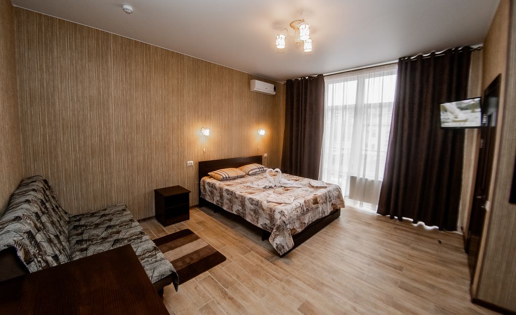 Четырёхместный номер Семейный однокомнатный