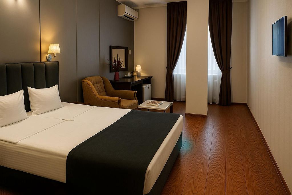 Двухместный номер с 1 кроватью стандарт-эконом с бесплатным завтраком