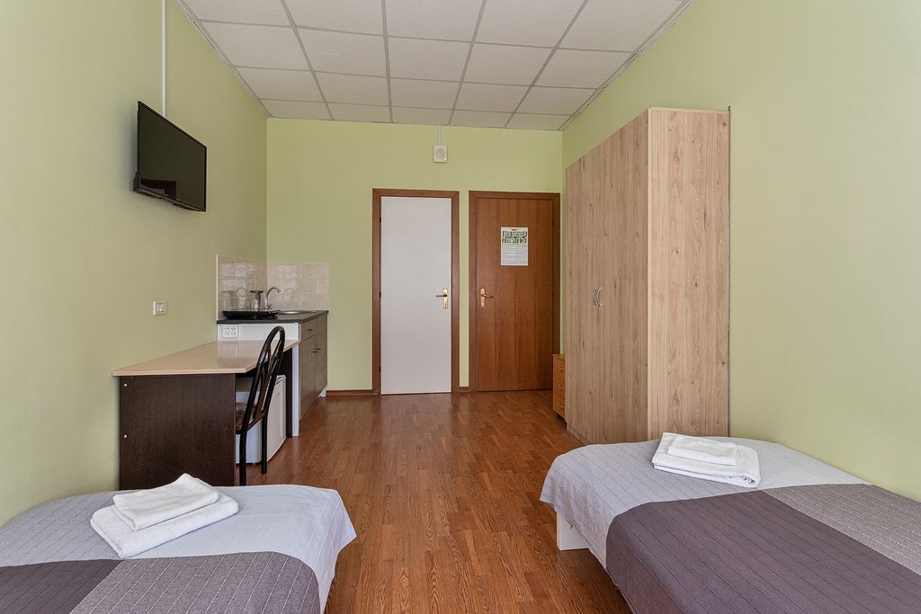 Двухместный номер с 2 отдельными кроватями стандарт с кухней