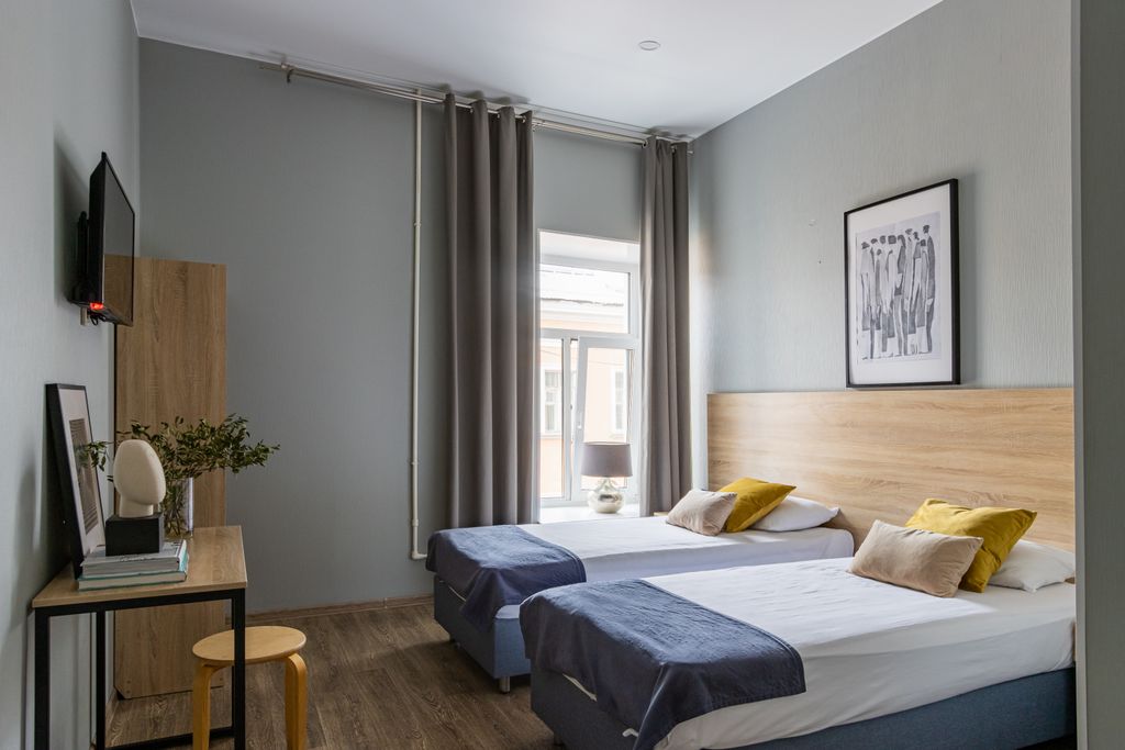 Двухместный номер с 2 отдельными кроватями или 1 кроватью стандарт