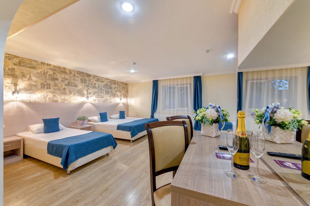 Семейный номер студио с кухней