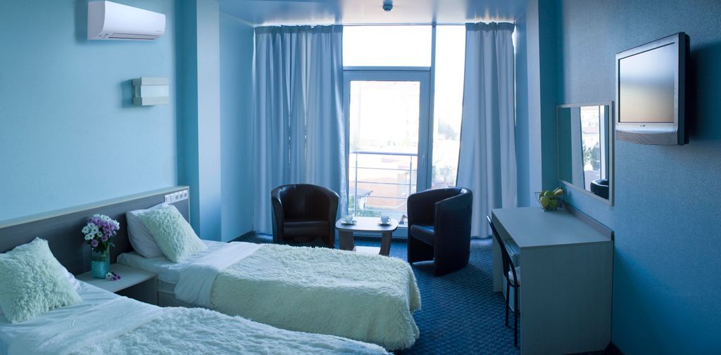 Двухместный номер с 2 отдельными кроватями стандарт с видом на город