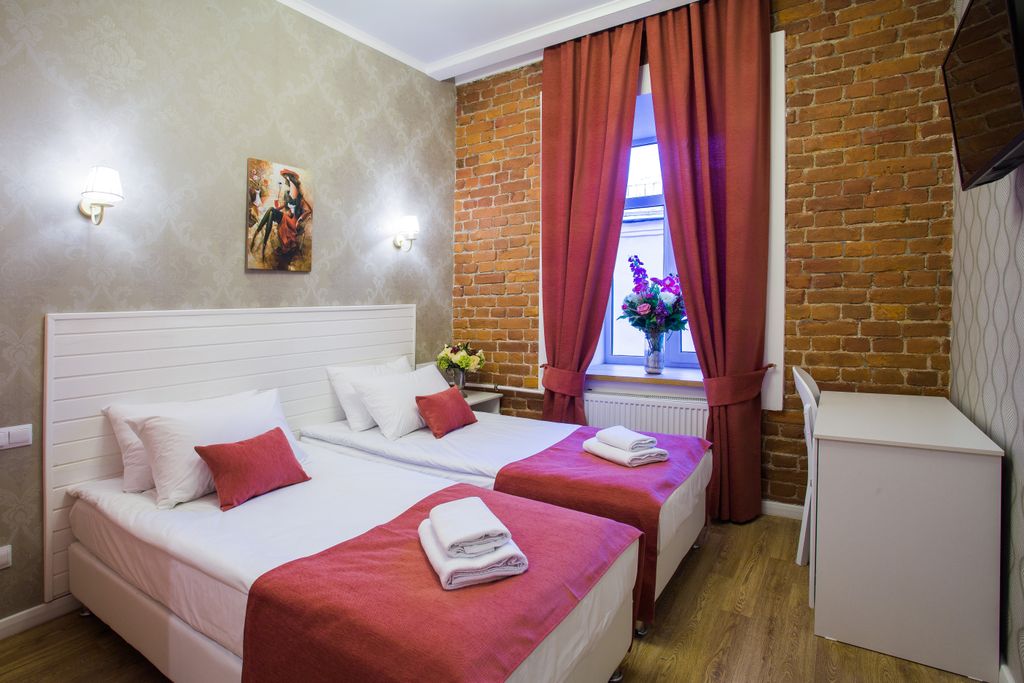 Двухместный номер с 2 отдельными кроватями или одной большой