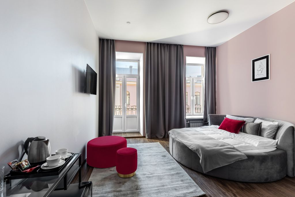 Двухместный номер с 1 кроватью полулюкс с круглой кроватью