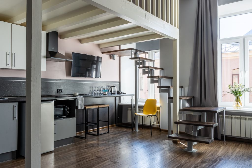 Апартаменты двухуровневые с кухней