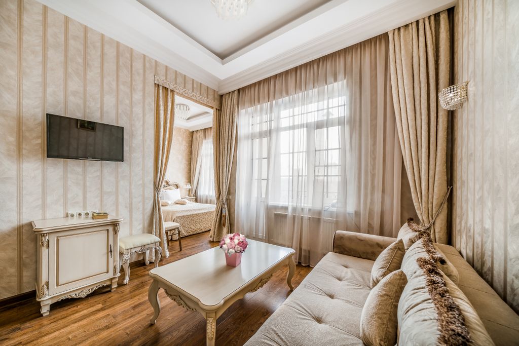 Двухместный номер с 1 кроватью люкс с балконом