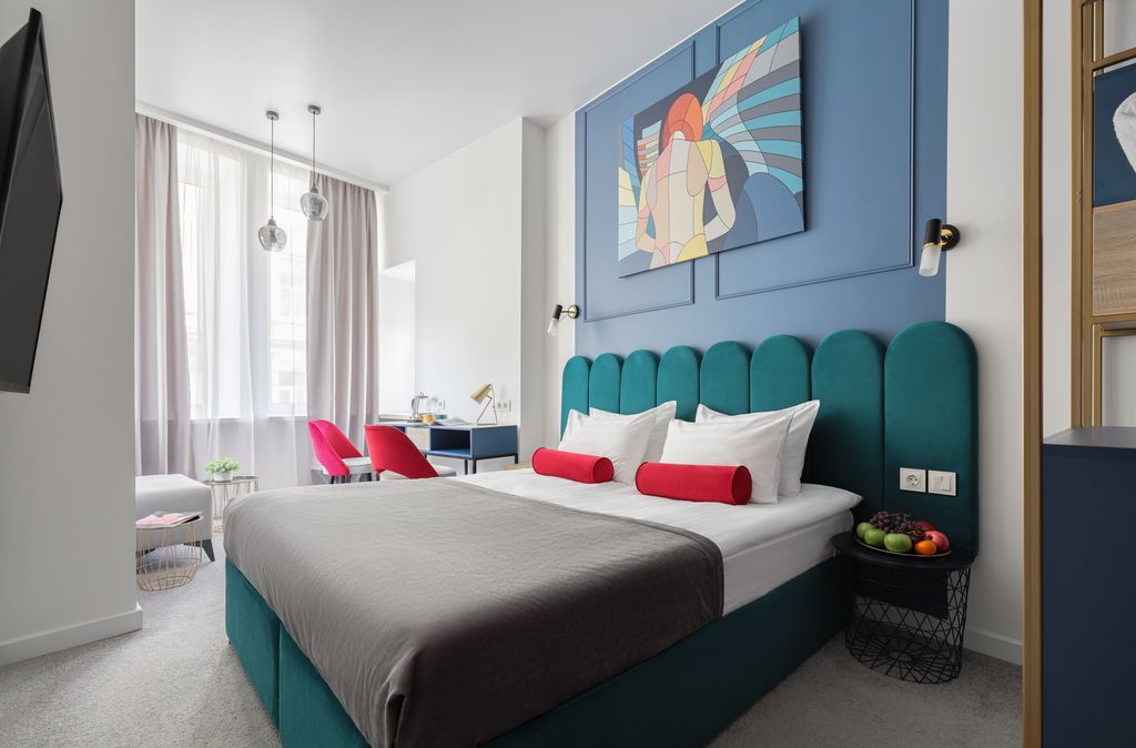 Двухместный номер с 1 кроватью делюкс