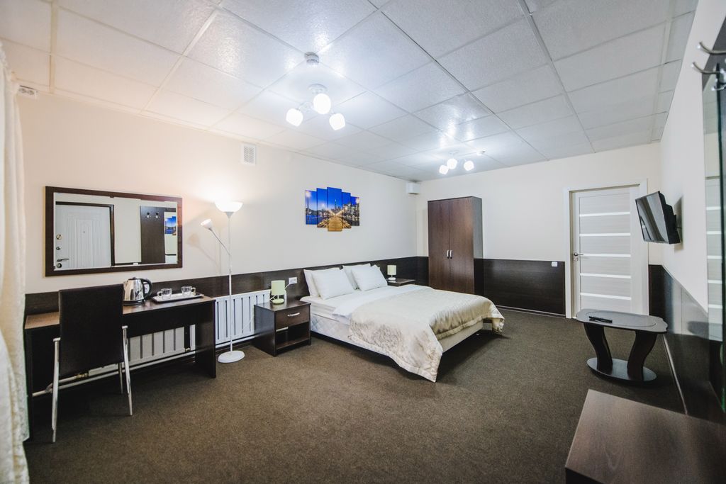 Двухместный номер с 1 кроватью люкс с большой ванной комнатой