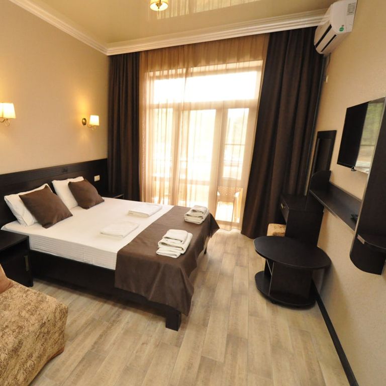 Двухместный номер с 1 кроватью комната с балконом