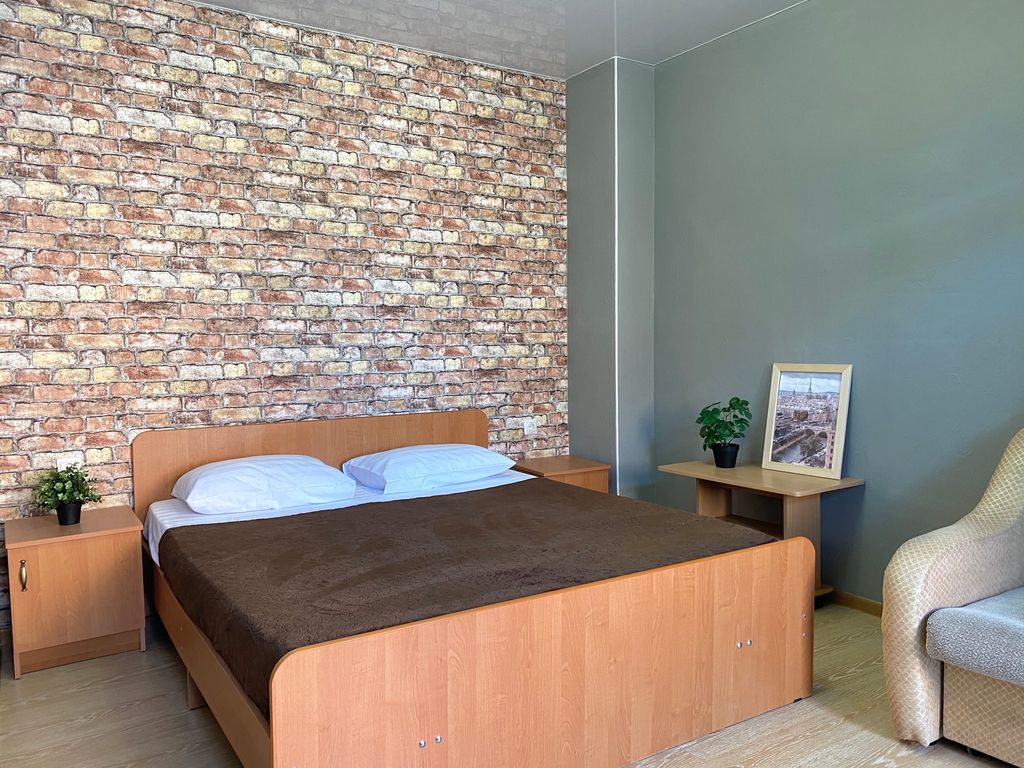 Двухместный номер с 1 кроватью с балконом и мини-кухней