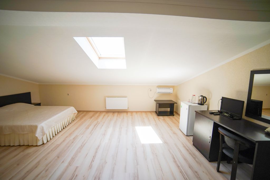 Двухместный номер с 1 кроватью стандарт мансардный