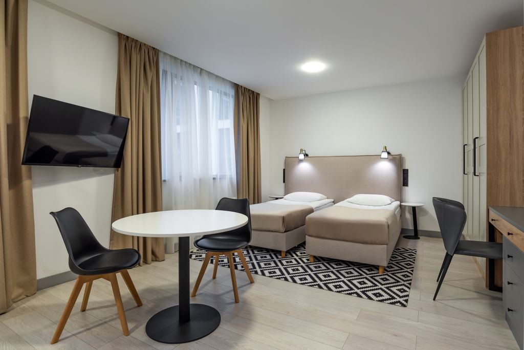 Апартаменты стандарт с двумя раздельными кроватями