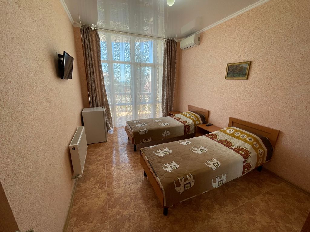 Двухместный номер с 2 отдельными кроватями стандарт с видом на море