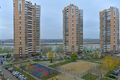 Панорамный вид во двор с 9 этажа на р. Кубань
