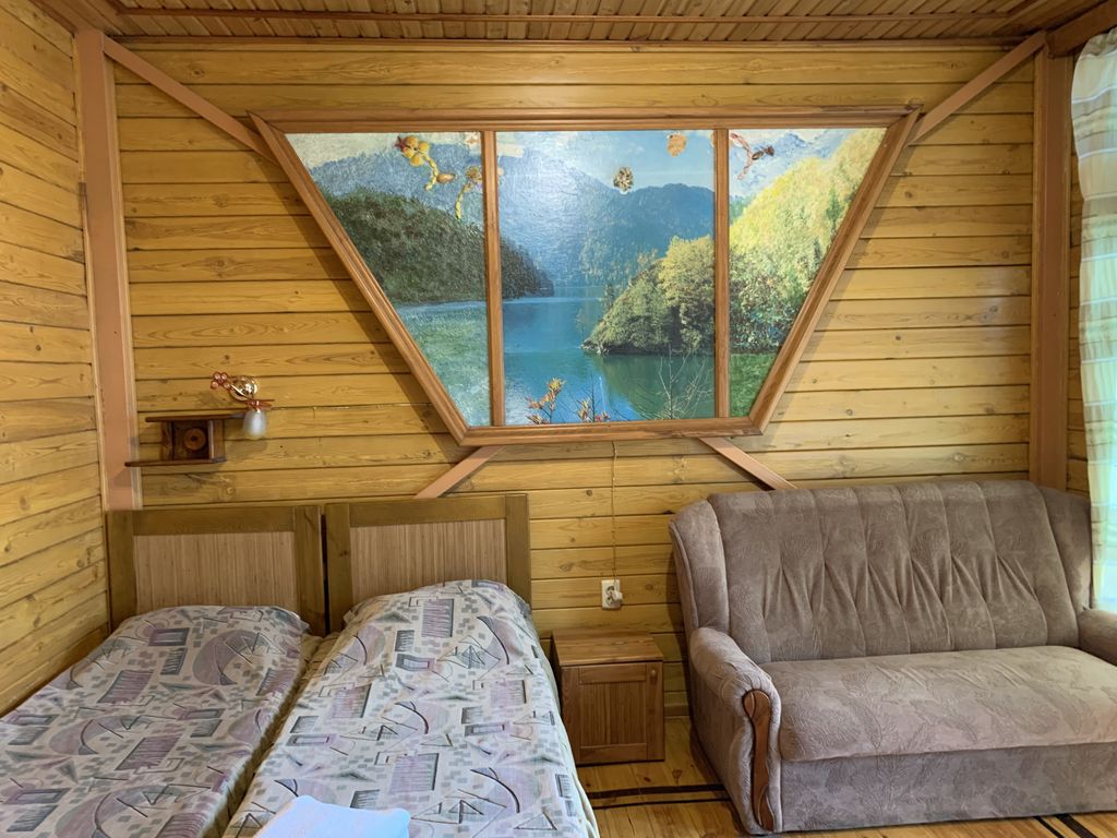 Двухместный номер с 2 отдельными кроватями однокомнатный полулюкс №1А