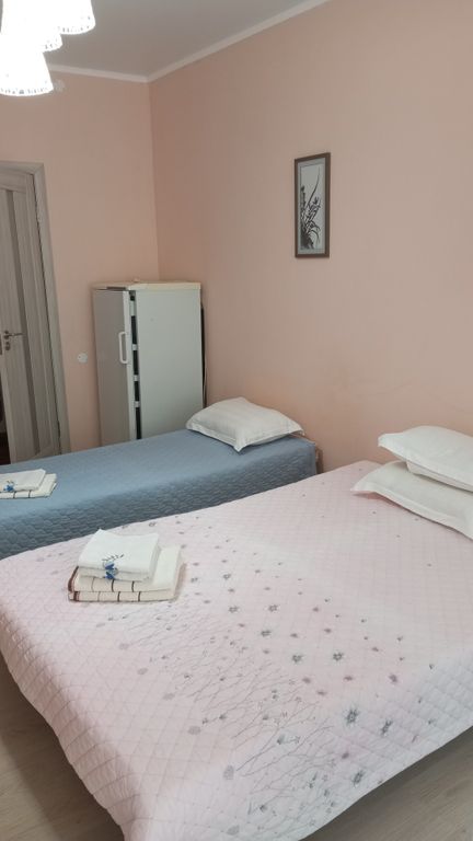 Трёхместный номер эконом с видом на горы