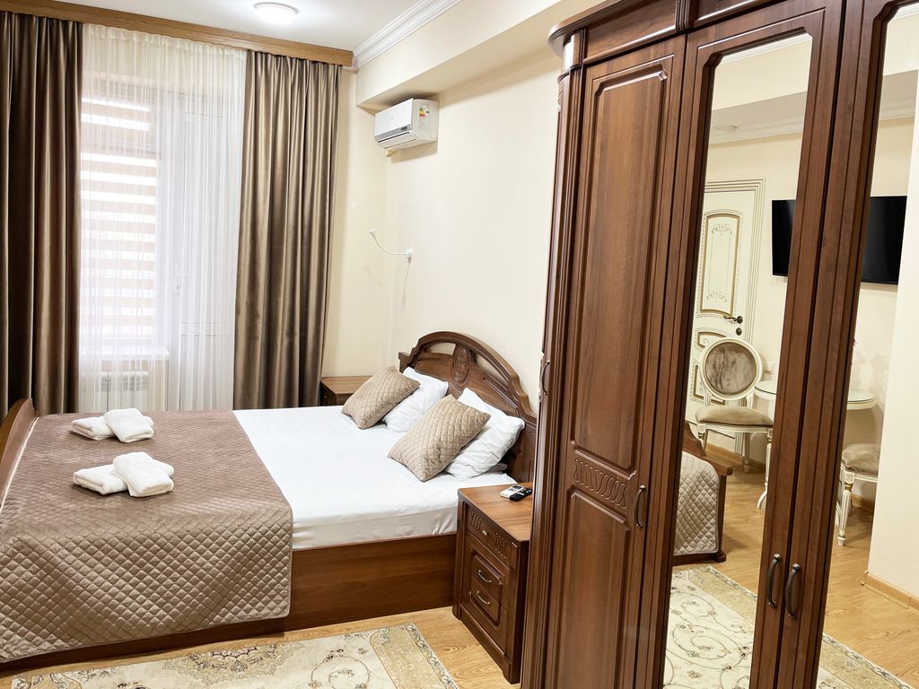 Двухместный номер с 1 кроватью улучшенный с видом на город