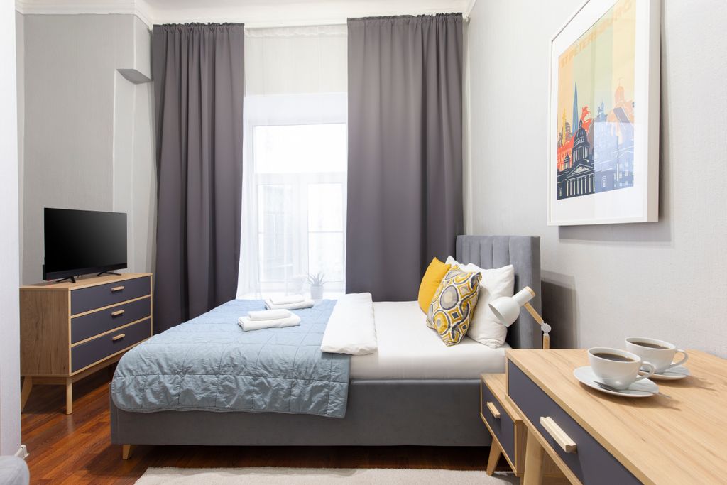 Двухместный номер с 1 кроватью комфорт с видом во двор