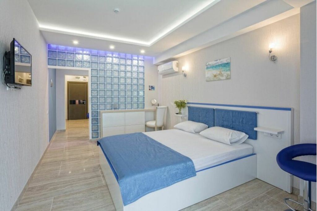 Двухместный с 1 кроватью Полулюкс Морской парк с кухней