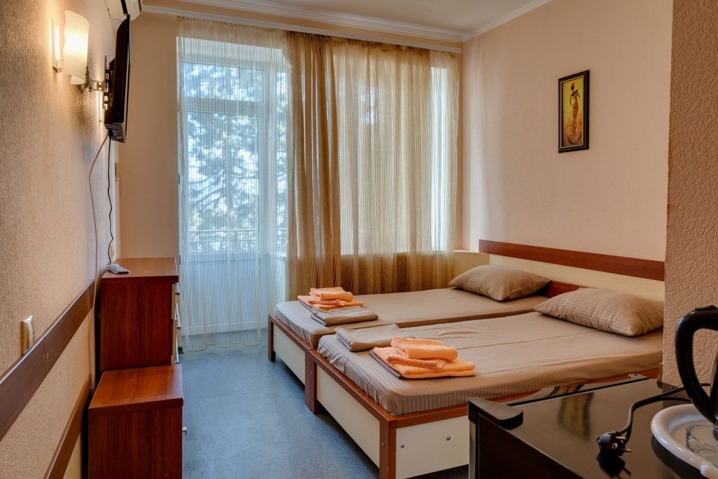 Двухместный номер с 2 отдельными кроватями 2 этаж левый, стандарт