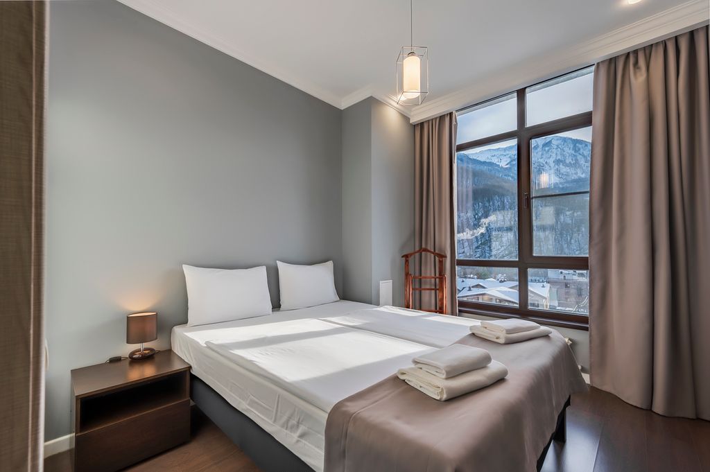 Апартаменты с 2мя спальнями с видом на горы