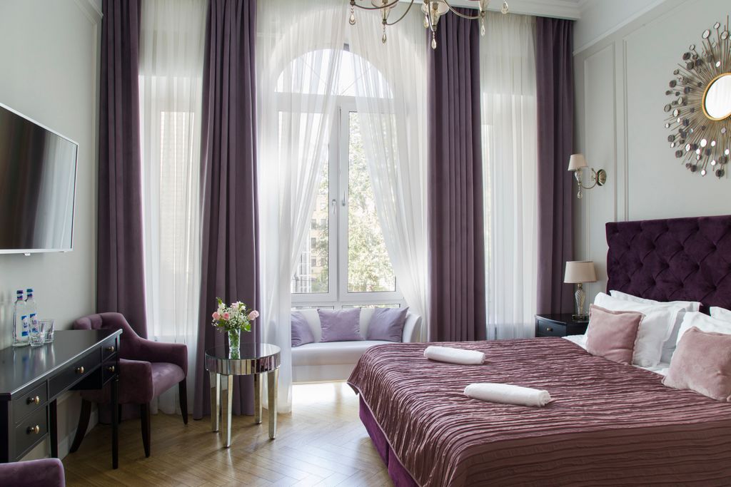 Двухместный номер с 1 кроватью улучшенный с видом на город