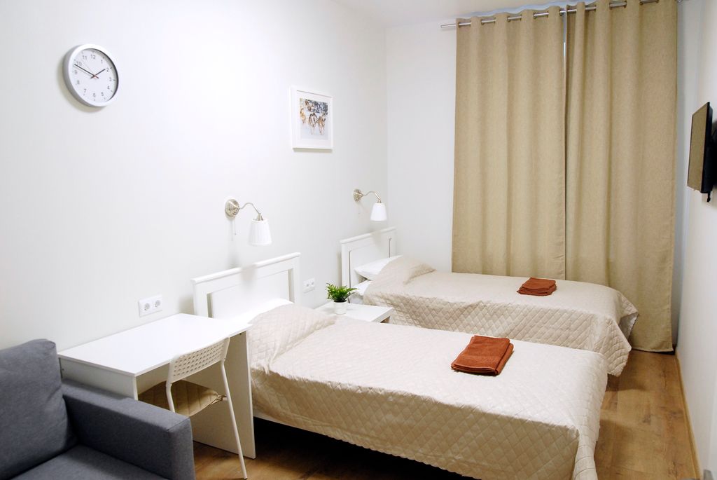 Двухместный номер с 1 кроватью с общей ванной комнатой