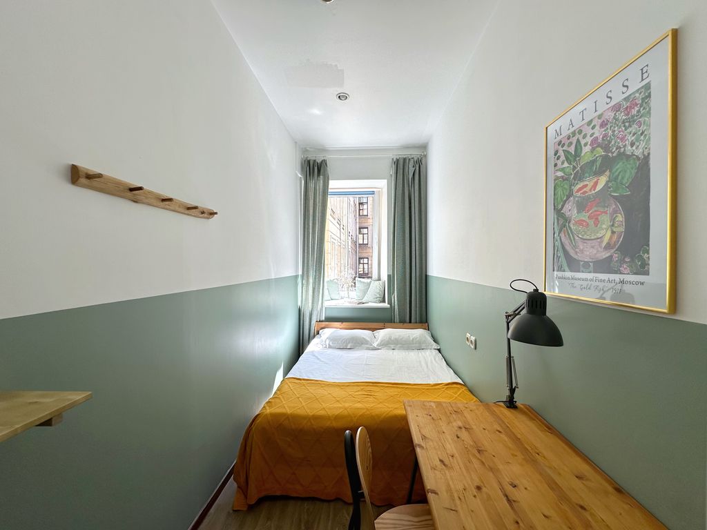 Двухместный номер с 1 кроватью стандартный с общей ванной