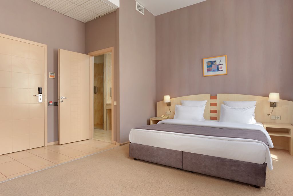 Двухместный номер с 1 кроватью улучшенный с видом на город