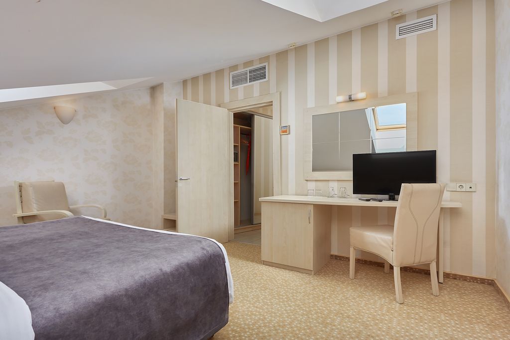 Двухместный номер с 1 кроватью мансарда