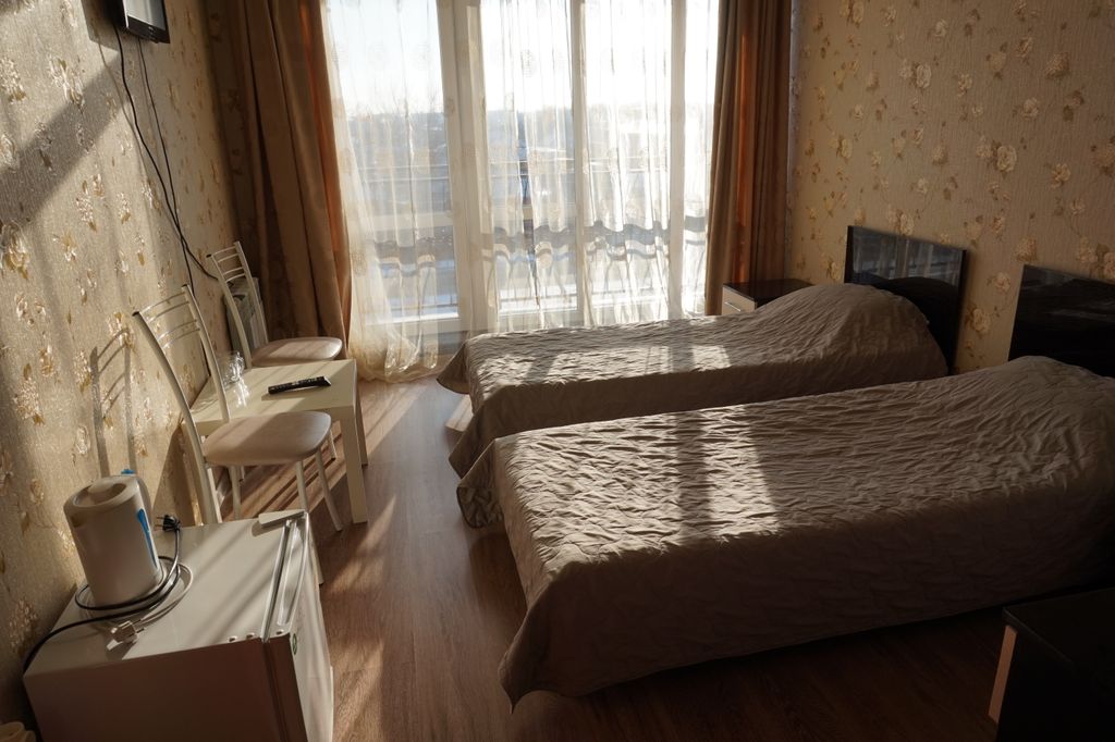 Двухместный номер с 1 кроватью Однокомнатный "Комфорт" с балконом