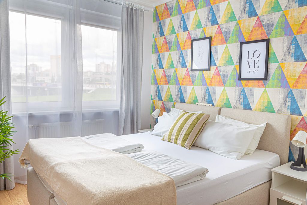 Двухместный номер с 1 кроватью стандарт с видом на город