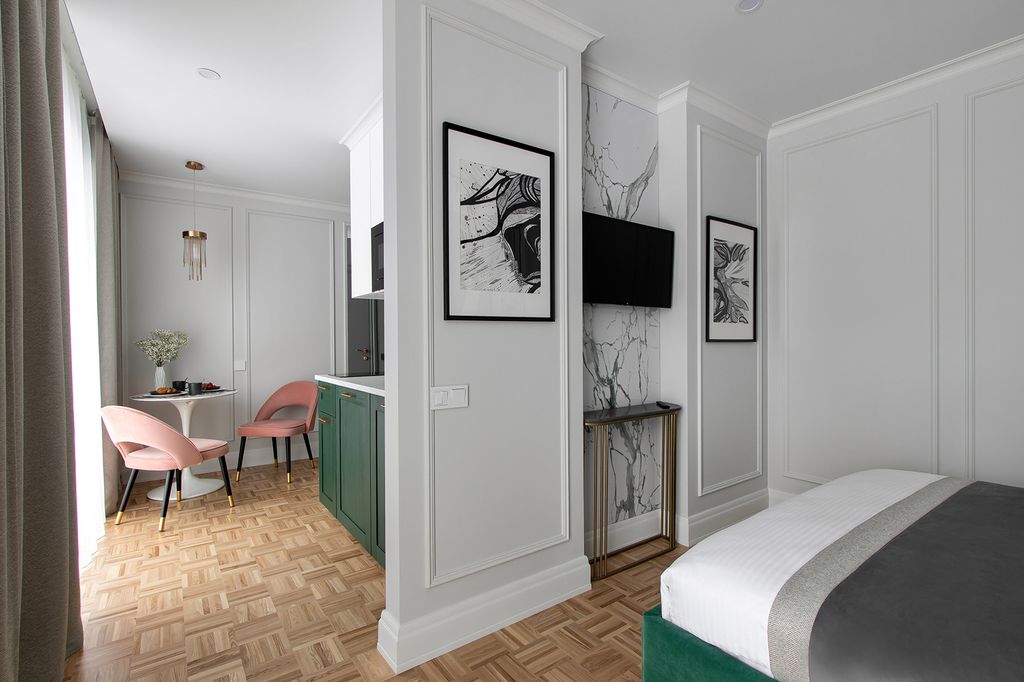 Апартаменты Level апартаменты (светло-зеленый цвет)