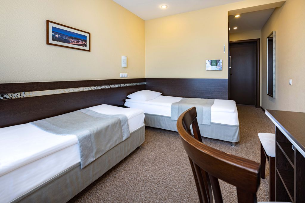 Двухместный номер с 2 отдельными кроватями Эконом двухместный