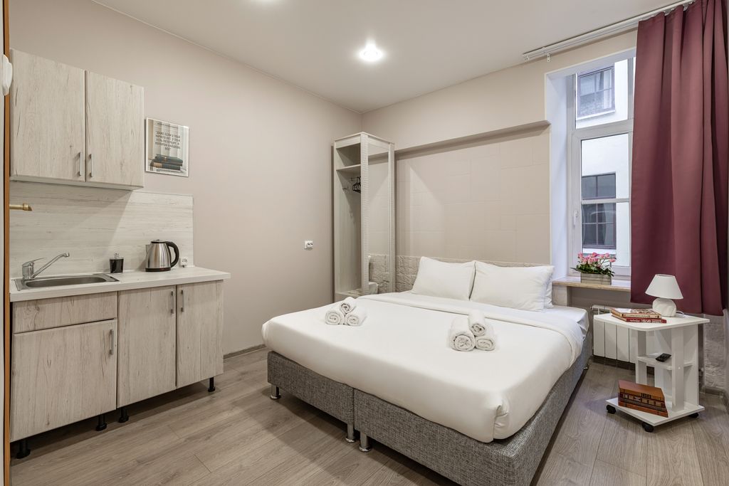 Двухместный номер с 1 кроватью Стандарт с видом во двор