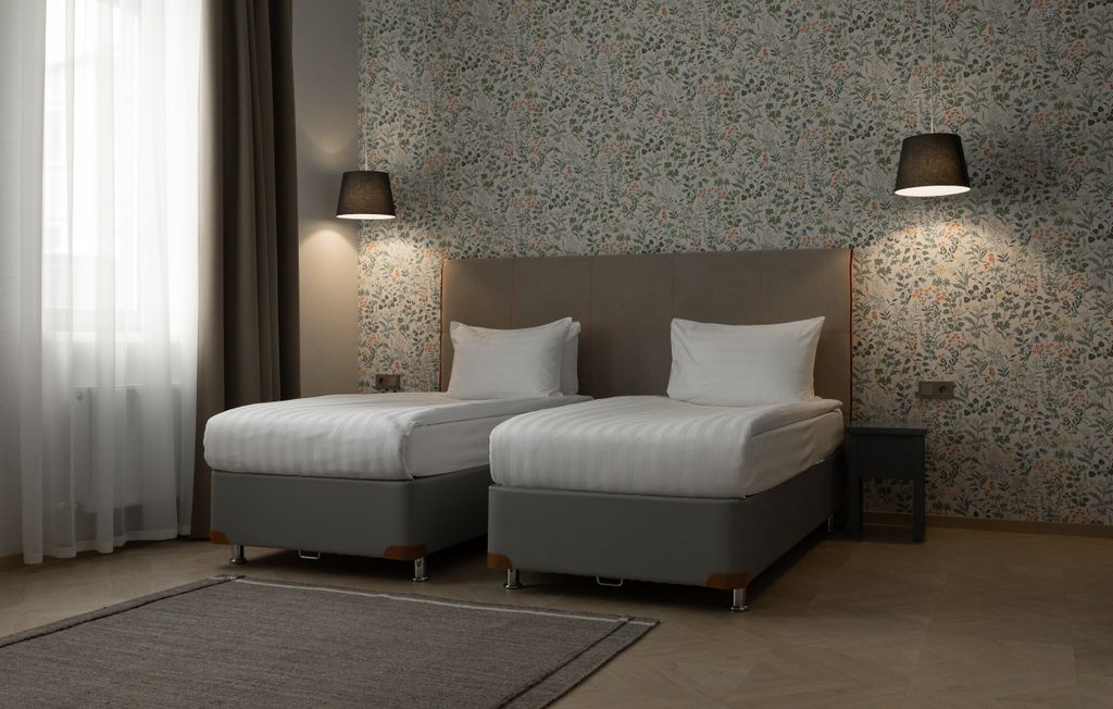 Двухместный номер с 2 отдельными кроватями Стандартный двухместный для людей с ограниченными возможностями