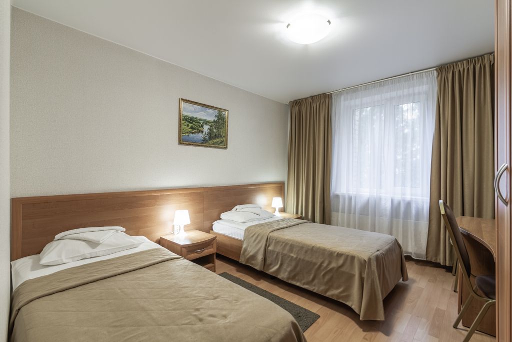 Двухместный номер с 2 отдельными кроватями стандарт с видом на город