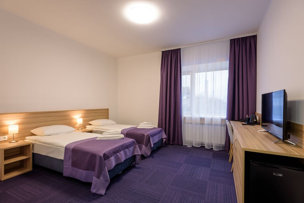 Двухместный номер с 2 отдельными кроватями большой c завтраком и Wi-Fi