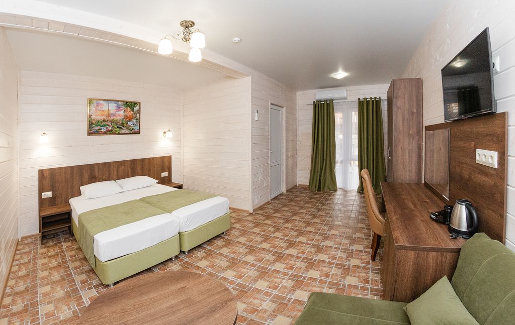 Двухместный номер с 1 кроватью 2-местный комфорт с террасой