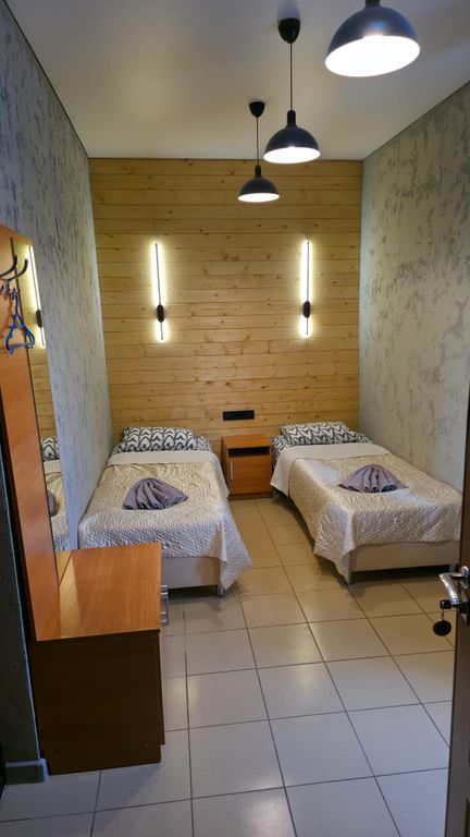 Двухместный номер с 2 отдельными кроватями эконом с видом на город