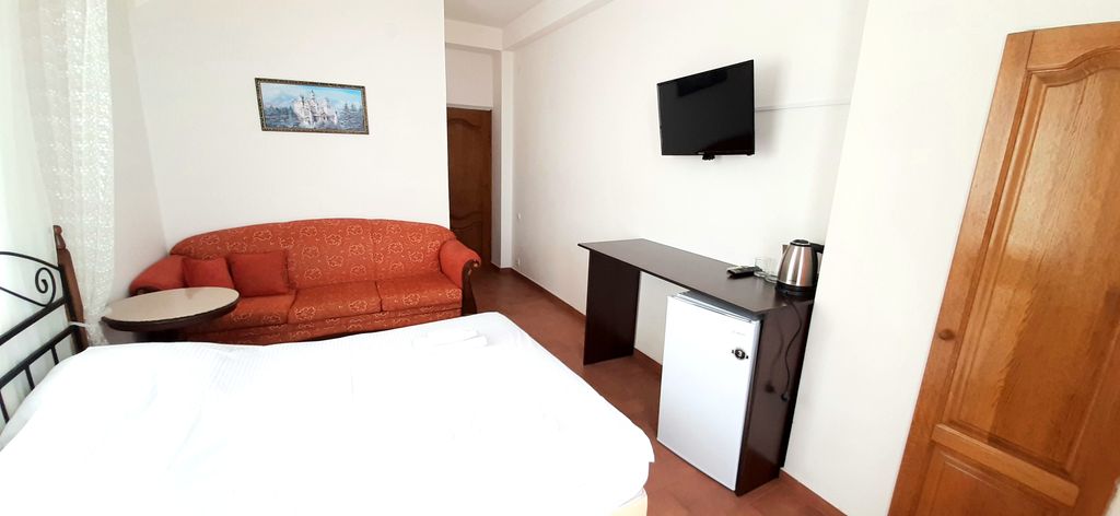 Двухместный номер с 1 кроватью Однокомнатный с видом на море без балкона